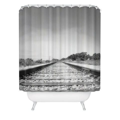 Bree Madden Down The Tracks Shower Curtain