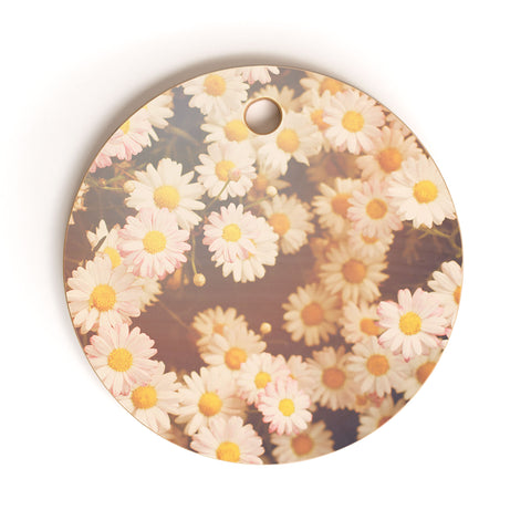 Bree Madden Faded Daisy Cutting Board Round