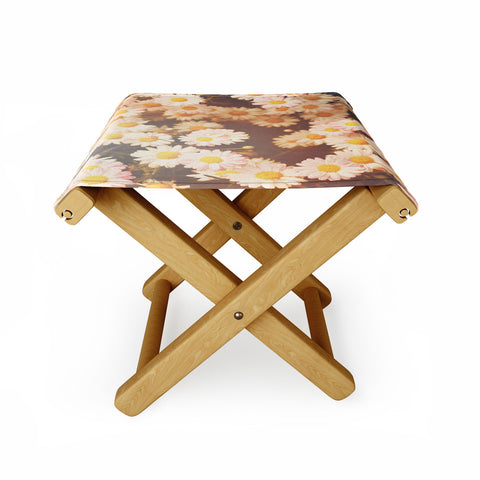 Bree Madden Faded Daisy Folding Stool