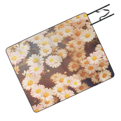 Bree Madden Faded Daisy Picnic Blanket