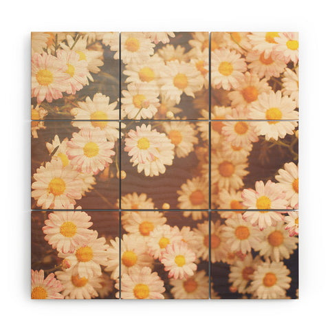 Bree Madden Faded Daisy Wood Wall Mural