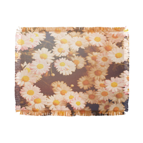 Bree Madden Faded Daisy Throw Blanket