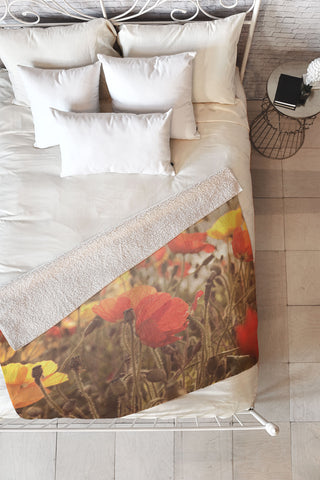 Bree Madden Fading Beauty Fleece Throw Blanket