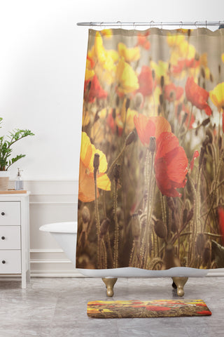 Bree Madden Fading Beauty Shower Curtain And Mat