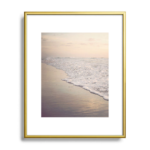 Bree Madden Fading Sea Metal Framed Art Print