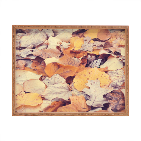Bree Madden Fallen Leaves Rectangular Tray