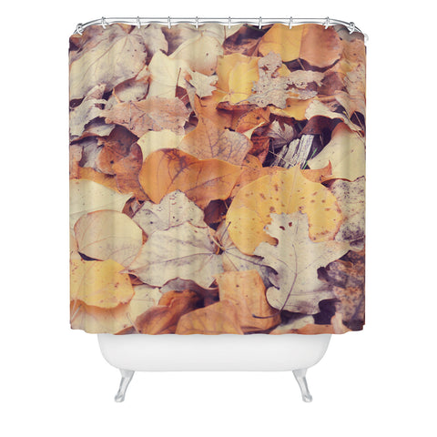 Bree Madden Fallen Leaves Shower Curtain