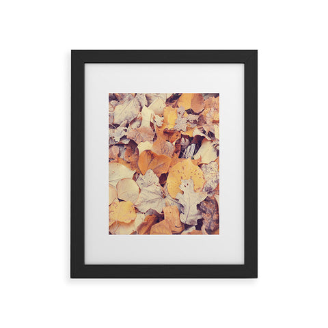 Bree Madden Fallen Leaves Framed Art Print