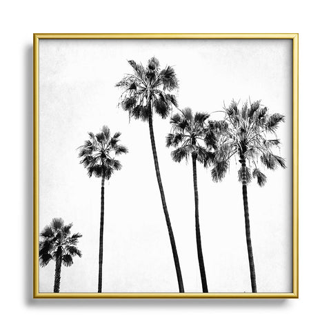 Bree Madden Five Palms Metal Square Framed Art Print