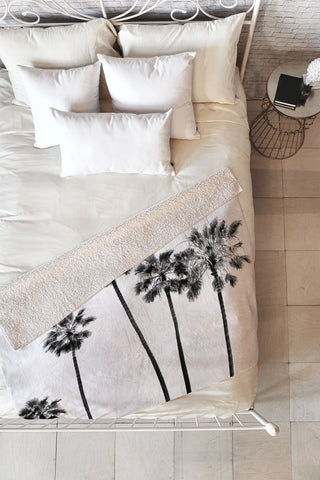 Bree Madden Five Palms Fleece Throw Blanket