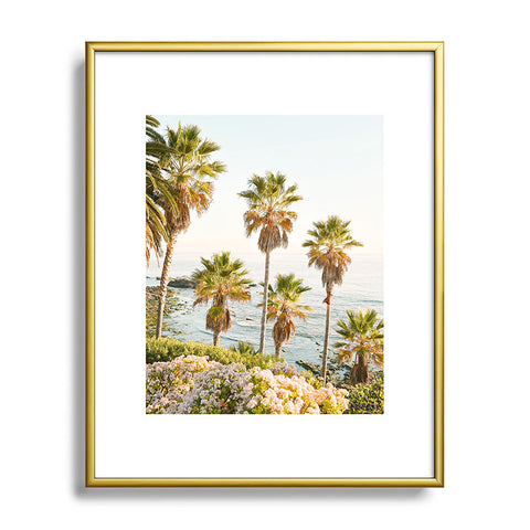 Bree Madden Floral Palms Metal Framed Art Print