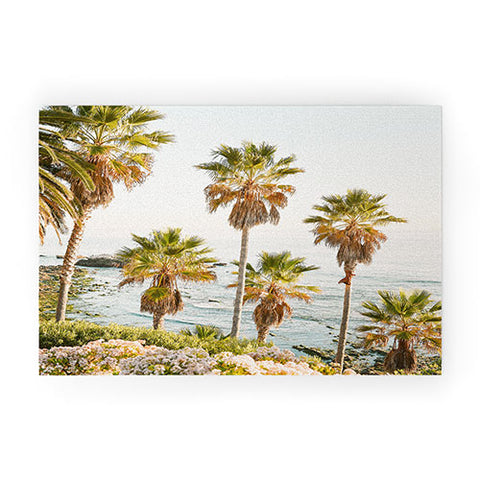 Bree Madden Floral Palms Welcome Mat