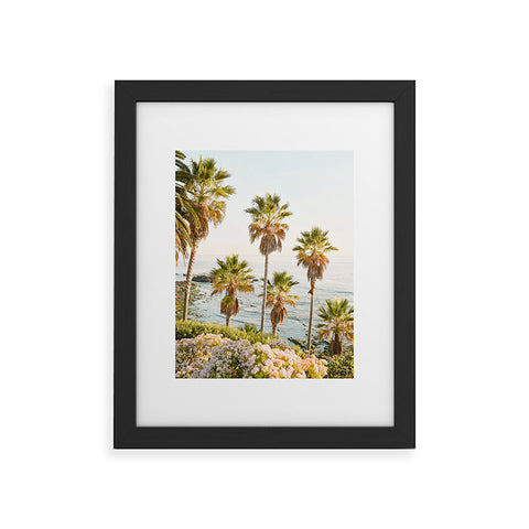 Bree Madden Floral Palms Framed Art Print