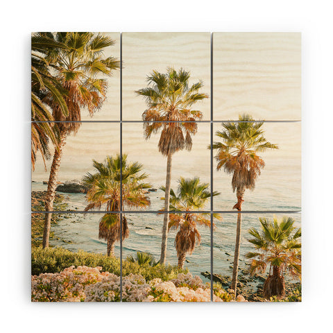Bree Madden Floral Palms Wood Wall Mural