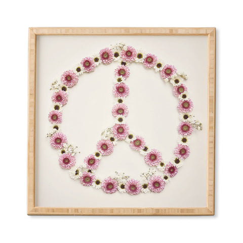 Bree Madden Floral Peace Framed Wall Art