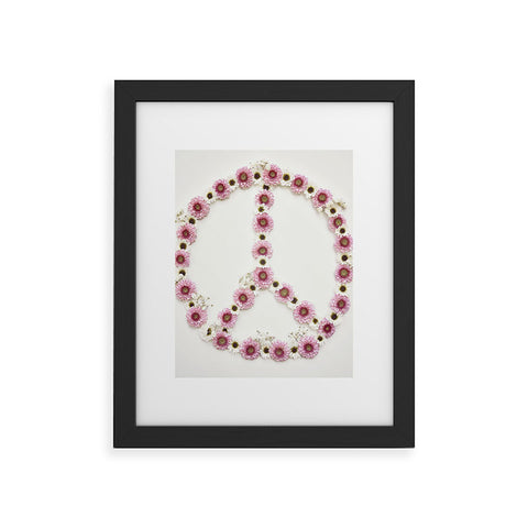 Bree Madden Floral Peace Framed Art Print