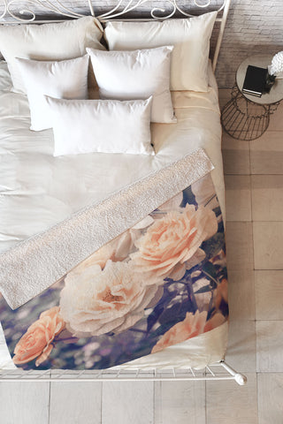 Bree Madden Garden Bloom Fleece Throw Blanket