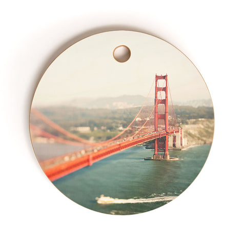 Bree Madden Golden Gate View Cutting Board Round