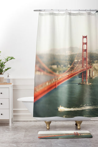 Bree Madden Golden Gate View Shower Curtain And Mat