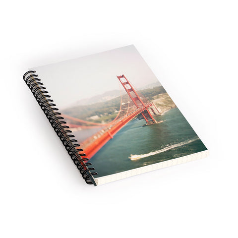 Bree Madden Golden Gate View Spiral Notebook