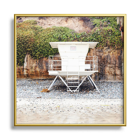 Bree Madden Grandview Tower Square Metal Framed Art Print