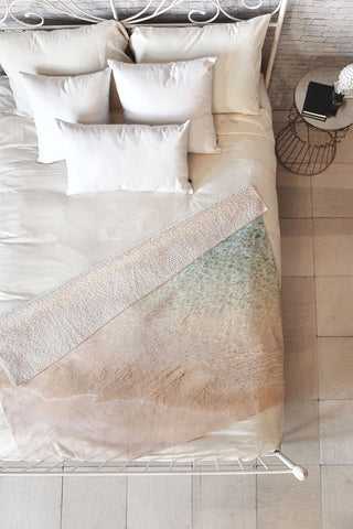 Bree Madden Hawaii Shore Fleece Throw Blanket