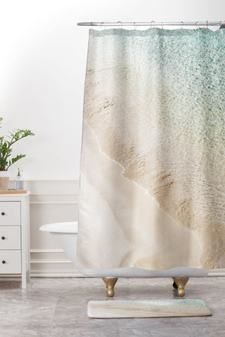 Bree Madden Hawaii Shore Shower Curtain And Mat