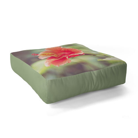 Bree Madden Hibiscus Floor Pillow Square