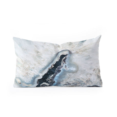 Bree Madden Ice Crystals Oblong Throw Pillow