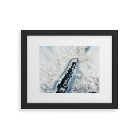 Bree Madden Ice Crystals Framed Art Print