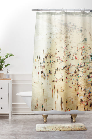 Bree Madden In The Crowd Shower Curtain And Mat