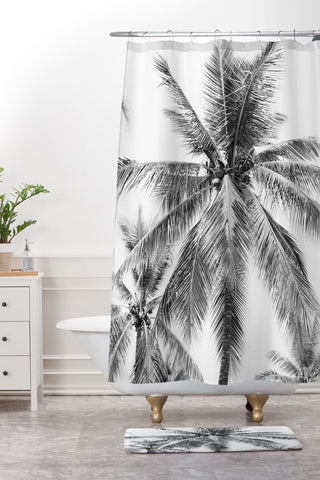 Bree Madden Island Palm Shower Curtain And Mat