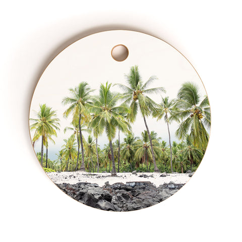 Bree Madden Island Palms Cutting Board Round
