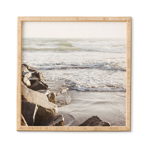 Bree Madden Jetty Waves Framed Wall Art