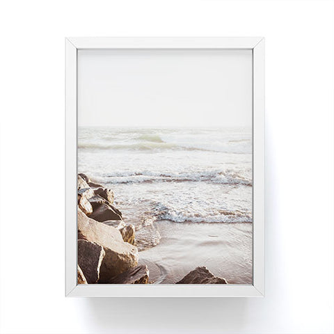 Bree Madden Jetty Waves Framed Mini Art Print