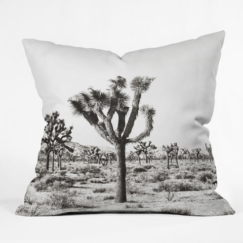 Bree Madden Joshua Trees Outdoor Throw Pillow