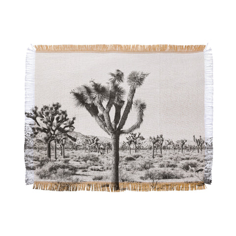 Bree Madden Joshua Trees Throw Blanket