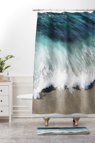 Bree Madden La Jolla Crush Shower Curtain And Mat