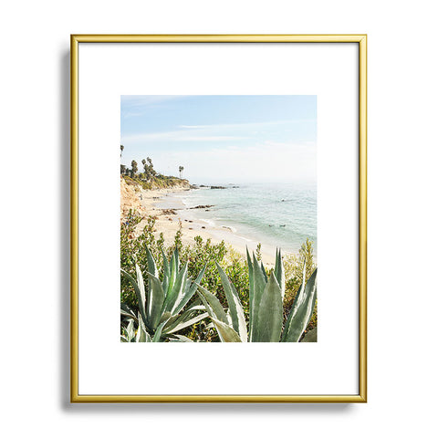 Bree Madden Laguna Coast Metal Framed Art Print