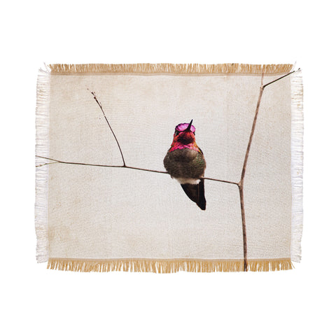 Bree Madden Little Hummingbird Throw Blanket