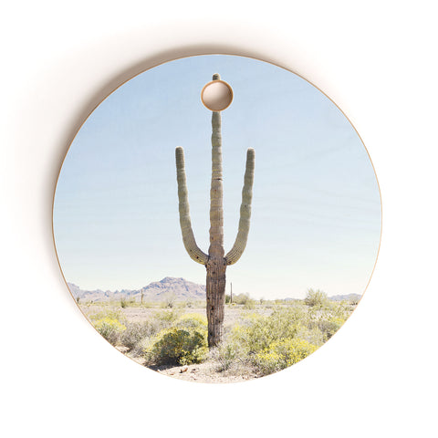 Bree Madden Lone Cactus Cutting Board Round
