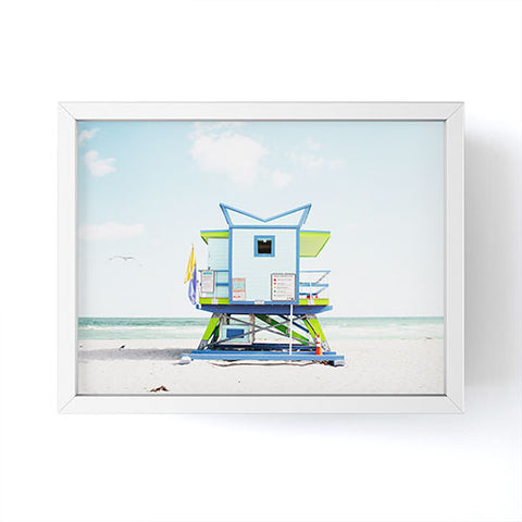 Bree Madden Miami Blue Framed Mini Art Print