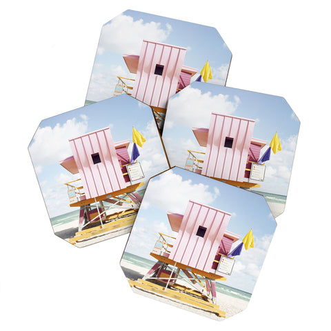 Bree Madden Miami Pink Coaster Set