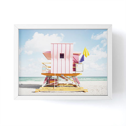 Bree Madden Miami Pink Framed Mini Art Print