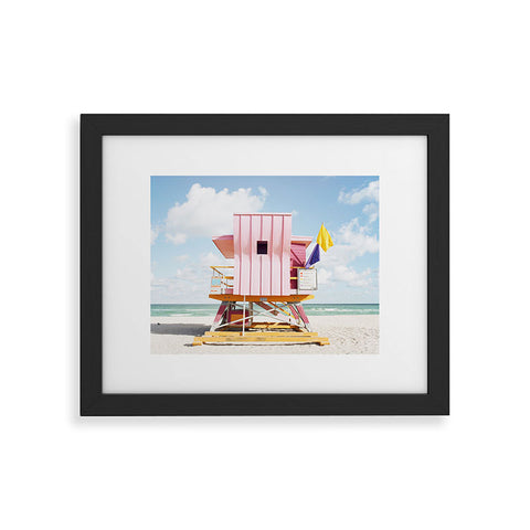 Bree Madden Miami Pink Framed Art Print