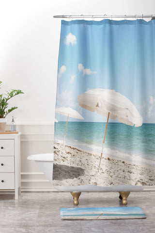 Bree Madden Miami Umbrella Shower Curtain And Mat
