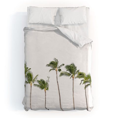 Bree Madden Minimal Palms Duvet Cover