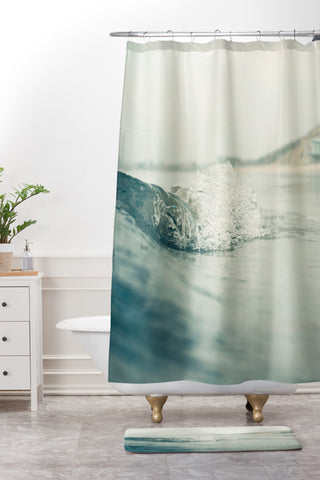 Bree Madden Ocean Wave Shower Curtain And Mat