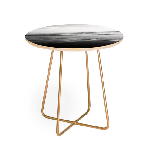 Bree Madden Ombre Black Round Side Table