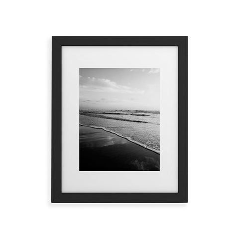 Bree Madden Ombre Black Framed Art Print